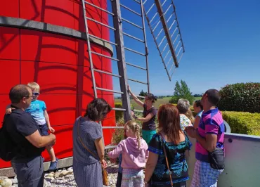 Nailloux Moulin 6 ailes visite © Lauragais Tourisme