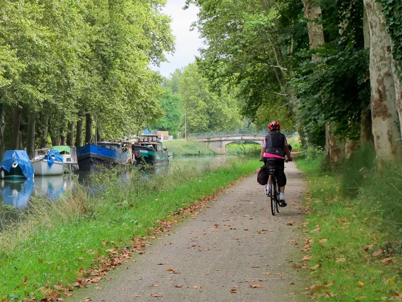 Canal de Garonne à vélo