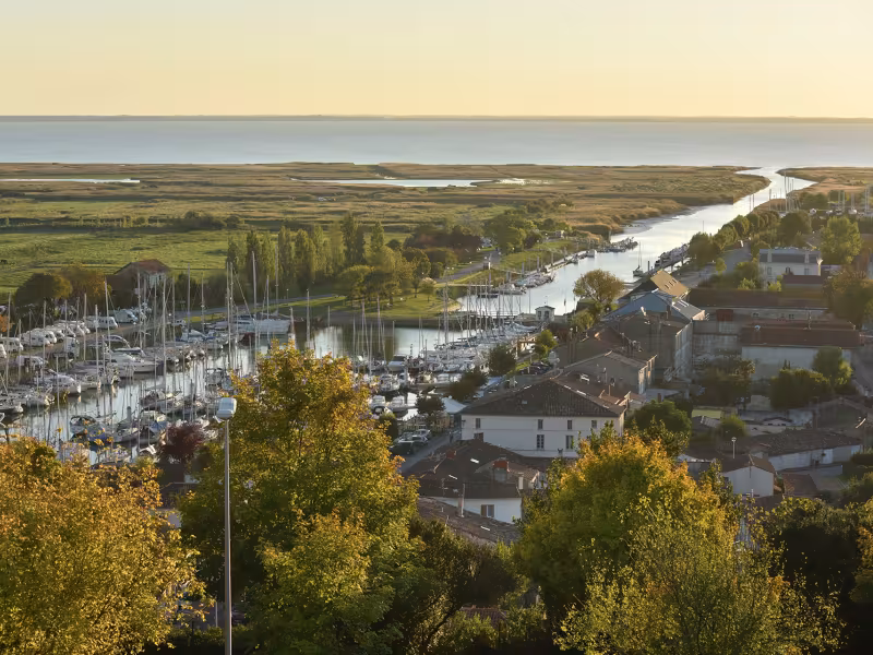 Panorama depuis Mortagne-sur-Gironde