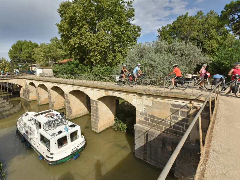 L'écluse du Libron sur le canal du Midi