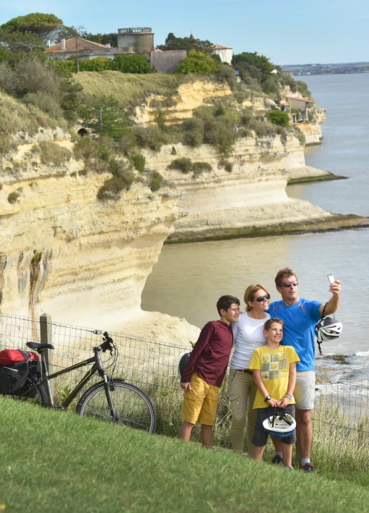 Les hauteurs des falaises calcaires