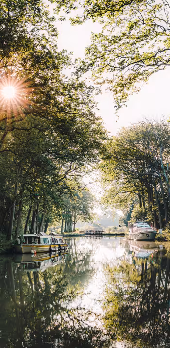 Aude, paysage Canal Lauragais