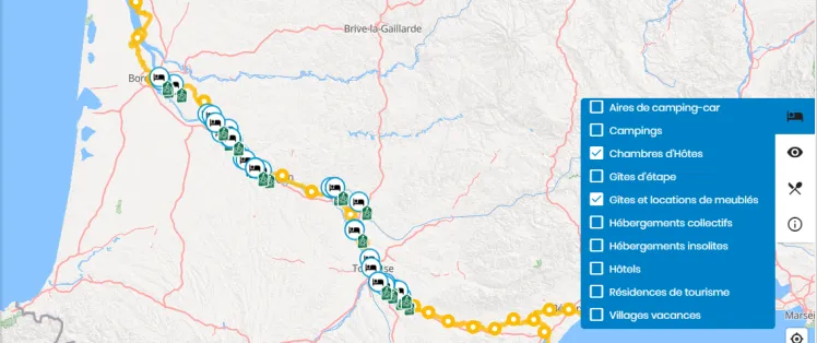 Trouver un établissement Accueil Vélo