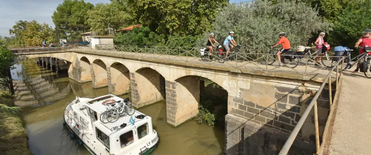 L'écluse du Libron sur le canal du Midi
