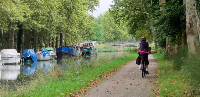 Canal de Garonne à vélo