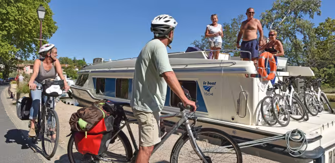 Le Canal du Midi à vélo : Le Somail / Capestang