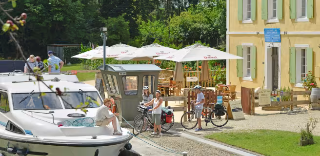 Le Canal de la Garonne à vélo : Marmande / Damazan