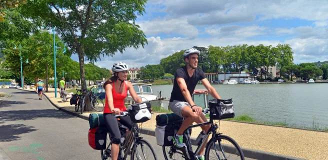 Le canal de Garonne à vélo : Agen / Valence d'Agen