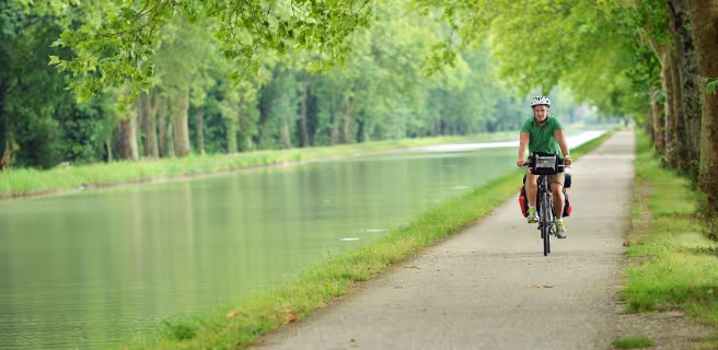 Le Canal de Garonne à vélo : La Réole / Marmande