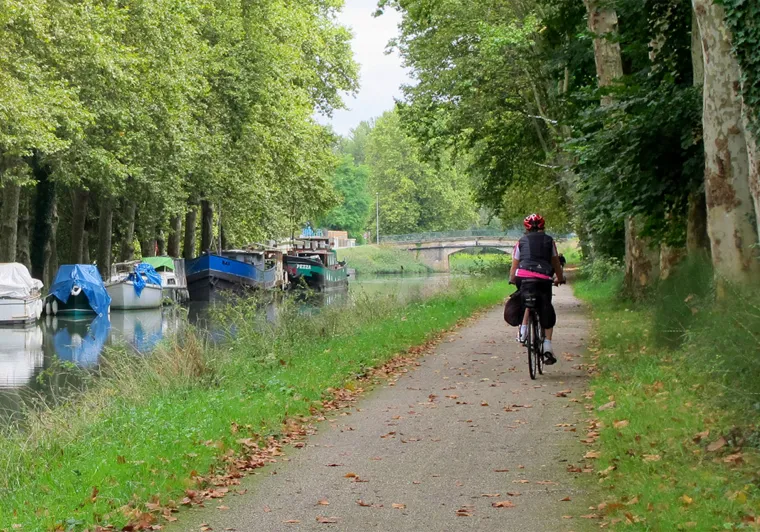 Canal de Garonne à vélo