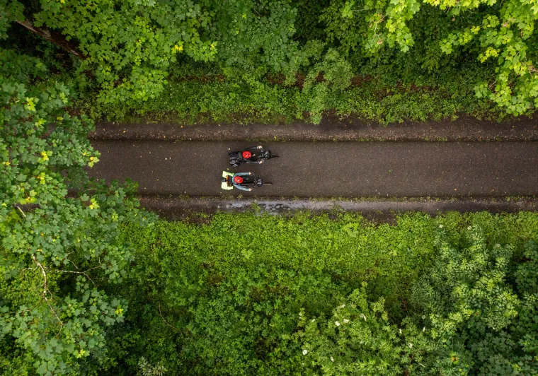 Piste Roger Lapébie entre amis