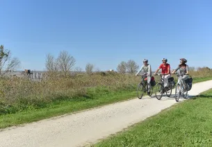 Piste Cyclable le long de l'estuaire de la Gironde
