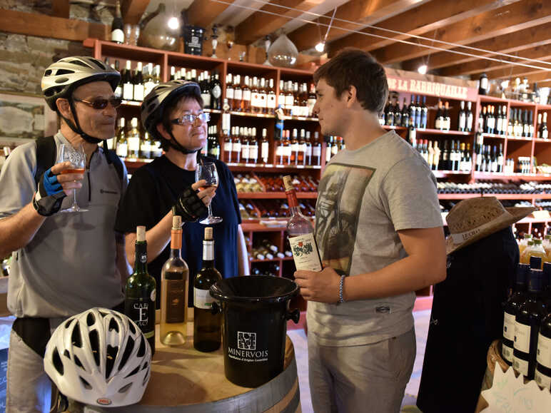 Dégustation de vin à Homps