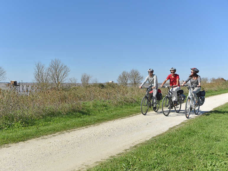 Piste Cyclable le long de l'estuaire de la Gironde