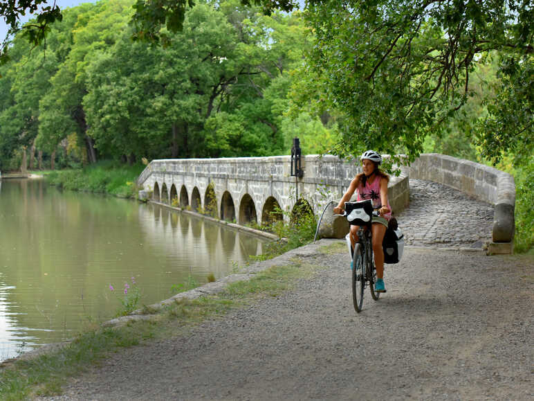 La Redorte à vélo - Canal du midi